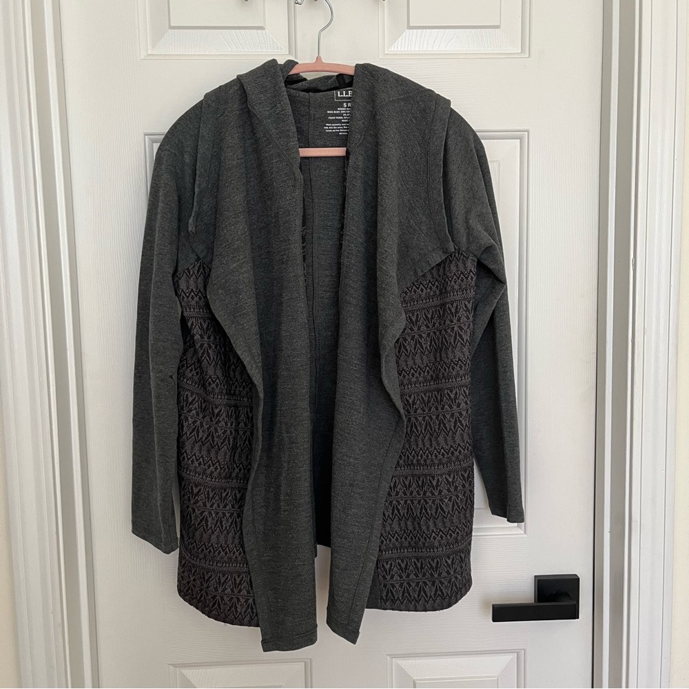 Women’s L.L.Bean Fair Isle cardigan sweater size small